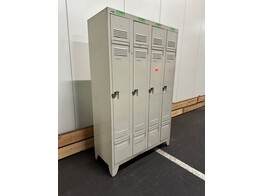 Armoire a casiers - 4 portes 1925x1200x500mm - Gris