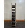 Bacs empilables en metal - 465mm largeur utile x 430mm hauteur utile x 770mm profondeur - 6 pieces