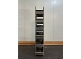 Bacs empilables en metal - 465mm largeur utile x 430mm hauteur utile x 770mm profondeur - 6 pieces