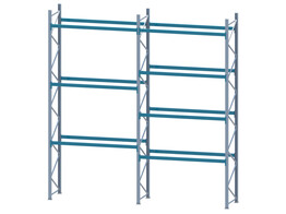 Pallet racking  Redirack - 3 upright frames 5830x1100x85mm     14 beams 2680 x 100 mm