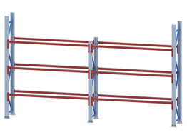 Grootvakstelling VAMM-RACK 2 staanders 2500x540  1 staander 2000x540x60   12 buis liggers 2000x50