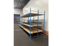Grootvakstelling Ministow - 4 staanders 2500x1600x55mm   36 liggers 2000x60x30mm   hout