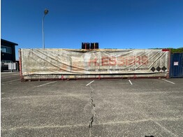 Rode 45ft container 13600x2500x2800 met bache