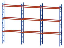 Palletstelling VAMM-RACK - 4 staanders 5800x1000x85   18 liggers 2700x120