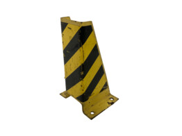 Beschermvoet 400x140mm - Stijl 120mm - Voetplaat 140mm - Geel/Zwart - 1K