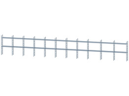 Palletstelling Metalsistem - 12 staanders 5000x970x90   12 liggers 3300x140   32 liggers 2700x140