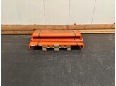 Buis ligger VAMM-RACK - 1500mm - 50x50x3mm- met 9mm gat elke 100mm - Oud oranje - NK