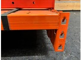 Buis ligger VAMM-RACK - 1500mm - 50x50x3mm- met 9mm gat elke 100mm - Oud oranje - NK