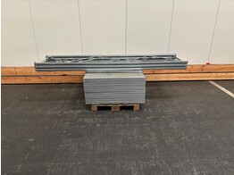 Shelving Stow - 6 staanders 2500x600x35mm   25 verzinkte legborden 965x600mm