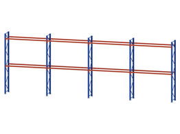 Palletstelling Polypal - 5 staanders 4000x800x85   16 liggers 2700x80x50