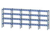 Longspan Schaefer - 6 upright frames 2800x800mm   40 beams 1300mm   20 wire meshes