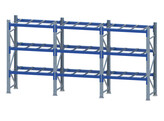 Longspan Schaefer - 4 upright frames 2150x800mm   18 beams 1300mm   9 wire meshes
