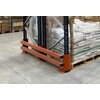 Steunladderbeveiligingsbalk Mecalux - C/C 2300mm - Oranje - NK
