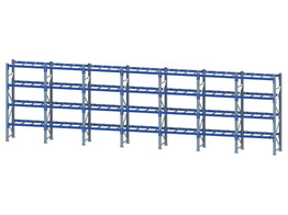 Grootvakstelling Schaefer - 8 staanders 2800x800mm   56 liggers 1300mm   28 draadroosters