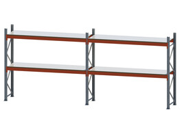 Palletstelling Nedcon OP - 3 staanders 2700x900x100mm   8 liggers L-plate 3000x110mm   38mm mel hout