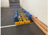 Palletstelling Esmena - 4 blauwe staanders 3650x1000x100mm   18 gele liggers 3600x75x40mm
