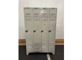 3x Armoire a casiers - 4 portes 1925x1200x500mm - Gris - 2 1 GRATUIT