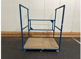 3x Heavy-duty metal storage pallet 1600x1200x1900 mm with wooden base - removable frame - 2 1 FREE