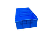 3x Grijpbak Schaefer 490mmBx245mmDx115mmH - NK - Blauw - Incl. 2 vakverdelingen - 2 1 GRATIS