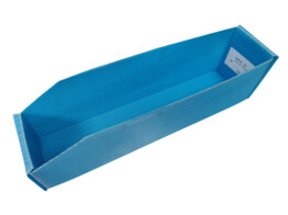 3x Bacs Plano 90 mm de large x 380 mm de profondeur x 105 mm de hauteur   bleu  non plie  - 2 1 FREE