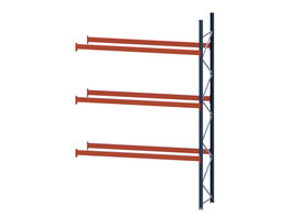 Aanbouwmodule Mecalux - 5000Hx3300Bx1100D - 3 liggerniveaus 3000kg