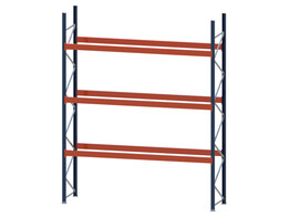 Startmodule Mecalux - 5000Hx3900Bx1100D - 3 liggerniveaus 3000kg