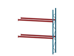 Aanbouwmodule Redirack - 4530Hx3600Bx1050D - 2 liggerniveaus 2800kg