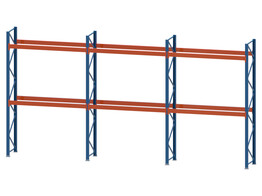 Palletstelling Nedcon OP - 4 staanders 4000x900x100mm   12 liggers 2500x130mm L-plate