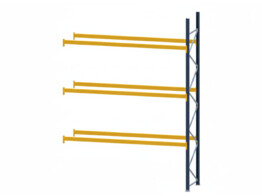 Aanbouwmodule Mecalux - 5000Hx3600Bx1100D - 3 liggerniveaus 1532kg