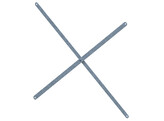 X-bracing 2000mm  C/C 2182mm  - G2 - HDG