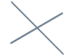 X-bracing 2500mm  C/C 2591mm  - G2 - HDG