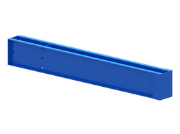 Enkelzijdige voet 1800mm type 350 - Blauw
