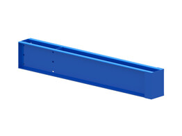 Enkelzijdige voet 1500mm type 350 - Blauw