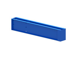 Enkelzijdige voet 1250mm type 350 - Blauw