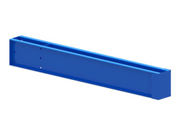 Pied simple face 1800mm type 305 - Bleu