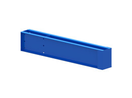 Pied simple face 1250mm type 305 - Bleu
