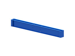 Dubbelzijdige voet 1250mm type 350 - Blauw