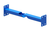 Row spacer 1300mm - 40x30x1.5 - Blue