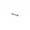 Afstandhouder 300mm - 30x20x1.0 - Blauw