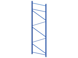 Staander 3500x1200mm - 4000kg - Blauw
