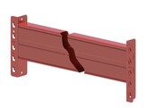 Ligger 5000x160x50x2.0mm - 1600kg - Oranje