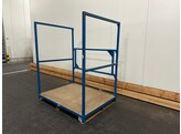 3x Heavy-duty metal storage pallet 1600x1200x1900 mm with wooden base - removable frame - 2 1 FREE
