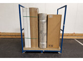 3x Heavy-duty metal storage pallet 1600x1200x1900 mm with wooden base - removable frame - 2 1 FREE