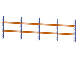 Palletstelling Nedcon OP - 5 staanders 4000x900x100mm   16 liggers 2700x130mm