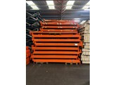 Rayonnages a pneus Polypal - 6 echelles 5000x400x85mm   70 lisses 3000x70x40mm