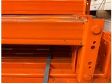 Rayonnages a pneus Polypal - 6 echelles 5000x400x85mm   70 lisses 3000x70x40mm