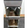 Bacs empilables en metal - 465mm largeur utile x 430mm hauteur utile x 770mm profondeur - 6 pieces