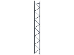 Staander 7000x1000mm - 100x67x2.0 - verzinkt - 130x155x4
