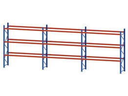 Pallet racking Stow NP - 4 Upright Frames 3200x1100x120   18 Beams 2900x100x50