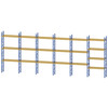 Pallet racking Jungheinrich OP - 7 upright frames 6500x770x80mm   38 beams 2700x130x45mm